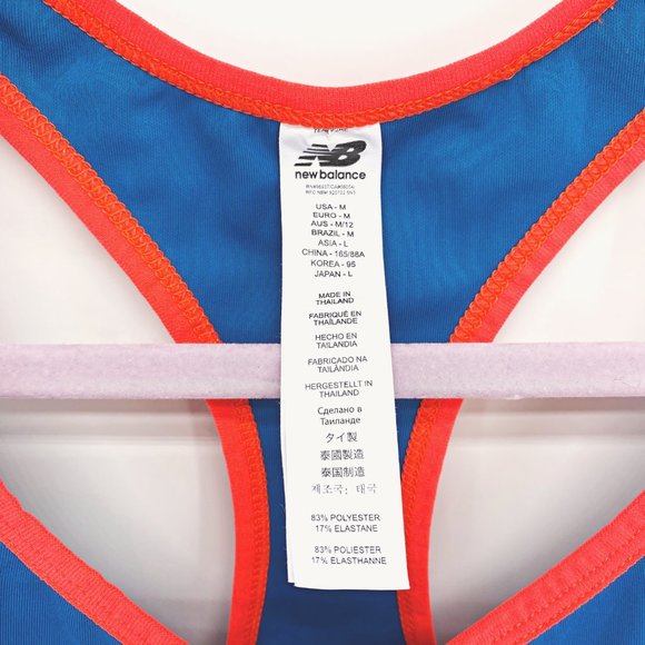New Balance Racerback Sports Bra - Picture 4 of 6